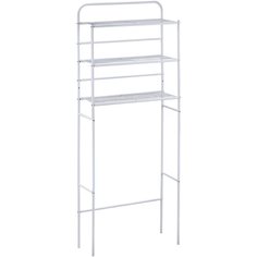 UniStor ICEBERG Стеллаж напольный 3-х ярусный для ванной комнаты и туалета.