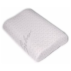 Подушка анатомическая с эффектом "памяти"Асветида Silver 40х60x12/10 (Волна)