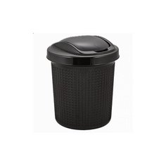 Контейнер для мусора "Ajur", 12 л, цвет: венге Svip