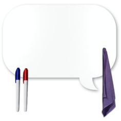 Магнитная маркерная доска Doski4you получат на холодильник для рисования записей заметок + маркеры whiteboard