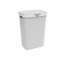 Корзина бельевая 55,0л COUNTRY белый Rotho
