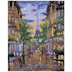 Воспоминания о Париже Раскраска по номерам на холсте Живопись по номерам