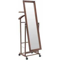 Вешалка с зеркалом Leset Сиэтл орех