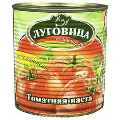Томатная паста Луговица 25% ГОСТ 800 мл жестяная банка