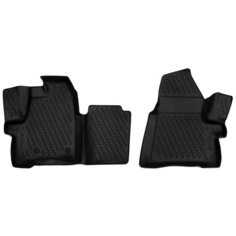 Element Коврики 3D в салон FORD Tourneo Custom (1+1 seats), 2013-> , 2 шт. (полиуретан)