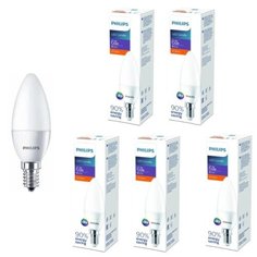 Лампа светодиодная Philips 6W E14 2700К Ecohome LEDCandle 6-60W E14 827 B35NDFR RCA набор 5шт