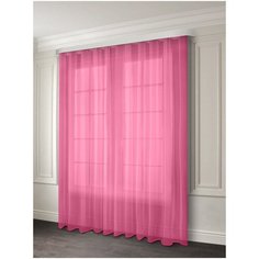 Тюль ш.300* в.250, 100%п/э фуксия Racc Olto