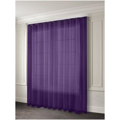 Тюль ш.300* в.250, 100%п/э баклажан Racc Olto