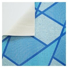 6987_103C Коврик для ванной комнаты из вспененного ПВХ "вилина" 65х200 см