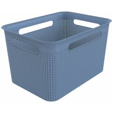 Корзина для хранения Rotho Brisen L 16 л 36,0*26,2*21, 1 голубой горизонт