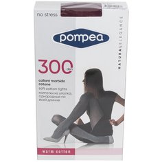 Женские колготки из хлопка 300 den Pompea, DCL COTTON, размер 2, бордо