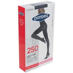 Женские колготки Pompea, из вискозы 250 den, размер 4, сине-бежевый