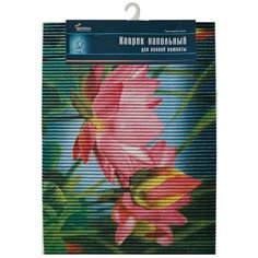 6824 "Коврик ""Лотос"" 67х45 см напольный из вспененного ПВХ " Вилина