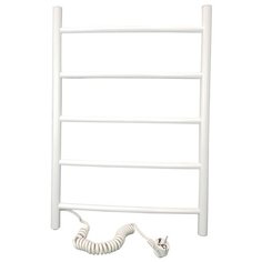 Полотенцесушитель Arc (electro) 60/40, белый матовый, скрытый провод слева Indigo