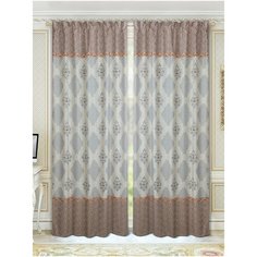 03579 Комплект штор, портьера (ш.150* в.270)*2, 100%п/э Racc Olto