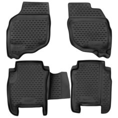 Element Коврики в салон HONDA Fit GD1 JDM, 06/2001–09/2007, П.Р., 4 шт. (полиуретан)