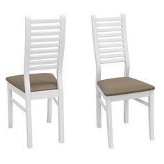 Стул "Leset. Кентукки", цвет каркаса: белый, цвет экокожи: 514