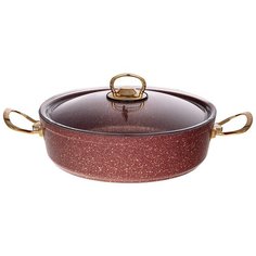 Сотейник премиум red queen 28x8 см, 4,9 л индукция Agness (936-234)