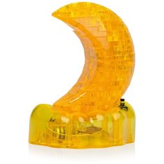 Головоломка Crystal Puzzle Месяц со светом Желтый