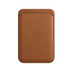 Чехол Apple Leather Wallet with MagSafe Saddle Brown