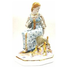 Скульптура. Дулевский фарфоровый завод. Малахитница № 1395б. 28,6 см.