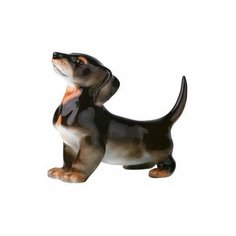 Скульптура. Императорский фарфоровый завод. Такса. Высота 11,4 см.