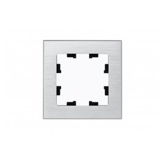 SE AtlasDesign Nature Металл серебро Рамка 1-ая Schneider Electric