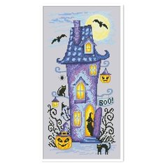 Набор для вышивания Мрачный домик 15 х 30 см МАРЬЯ ИСКУСНИЦА 07.004.12