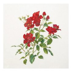 Набор для вышивания Пылкий Цветок, канва лён 36 ct 44 х 44 см THEA GOUVERNEUR 411