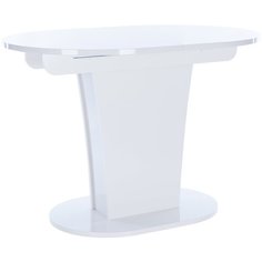 Стол раздвижной Leset Флер, Белый глянец