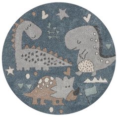 КОВЕР ФРИЗЕ "ROMA KIDS" КРУГЛЫЙ D=1,2 М O 20KAK "СИНТЕЛОН" Sintelon