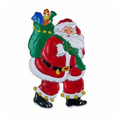 Н.г.панно дед мороз с лошадкой в мешке 68х42 Snowmen