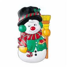 Н.г.панно снеговик 49х28 Snowmen