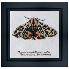 Набор для вышивания Тигровый мотылёк, канва лён 32 ct 21 х 21 см THEA GOUVERNEUR 569