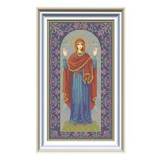 Набор для вышивания бисером Икона Божьей Матери «Нерушимая стена» GALLA COLLECTION И034