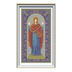 Набор для вышивания бисером Икона Божьей Матери «Нерушимая стена» GALLA COLLECTION И034