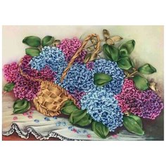 Набор Гортензия в корзине вышивка лентами 25х32,5 Каролинка КЛ(Н)-3029 25х32,5 Каролинка КЛ(Н)-3029)