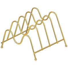 Подставка для тарелок Lefard на 4 штуки 20х19 см, высота 14 см золото (244-112)