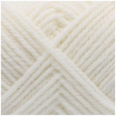 Пряжа из Троицка Подмосковная Grande 100гр. 130м. (50%шерсть, 50%акрил) (0230 отбелка) 5 шт Троицкая камвольная фабрика