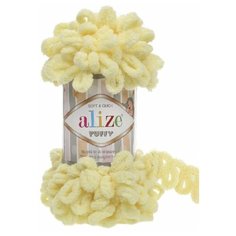Пряжа для вязания Alize Puffy, цвет 13, 9м 100гр, 5 мотков