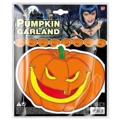 Декорация на хэллоуин: Гирлянда "Смеющаяся тыква", 3 м (11784) Widmann