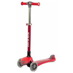 Самокат для детей kick’n’roll, складной, нагрузка до 50кг,свет.колеса PU 2 шт. Kicknroll