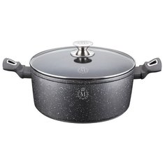 Кастрюля MEISTERKLASSE MK-1023-28 из литого алюминия с мраморным покрытием 6,7 л. 28 см.