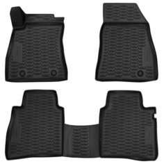 Коврики 3D в салон NISSAN Tiida, 03/2015->, хэтчбек, 4 шт. (полиуретан), ELEMENT3D3652210k