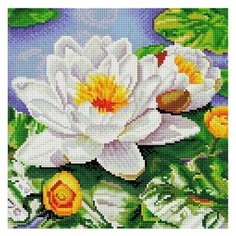 Алмазная мозаика Белоснежка 311-ST-S Нимфея озерная