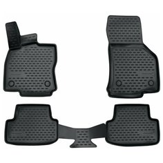 Коврики 3D в салон Element VW Golf VII, 2013-> 4 шт. (полиуретан, серые), NLC.3D.51.44.211k