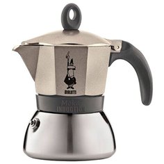 Гейзерная кофеварка Bialetti Moka Induction (3 чашки), light gold