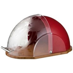 Хлебница Agness 938-008, красный/коричневый