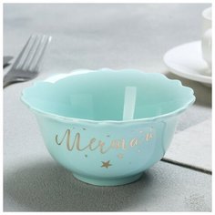 Миска классический стиль "Мечтай", голубая, 12 см 4437544 Дорого внимание