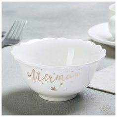 Миска классический стиль "Мечтай", белая, 12 см 4437541 Дорого внимание